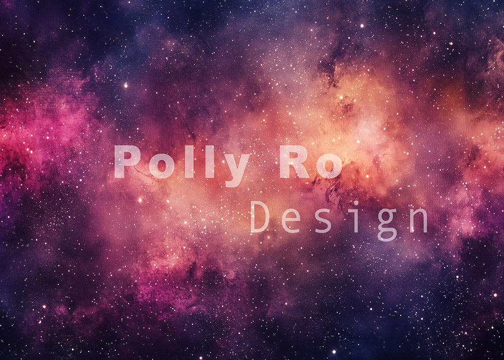 Avezano Starry Galaxy Photography Backdrop Designed By Polly Ro Design