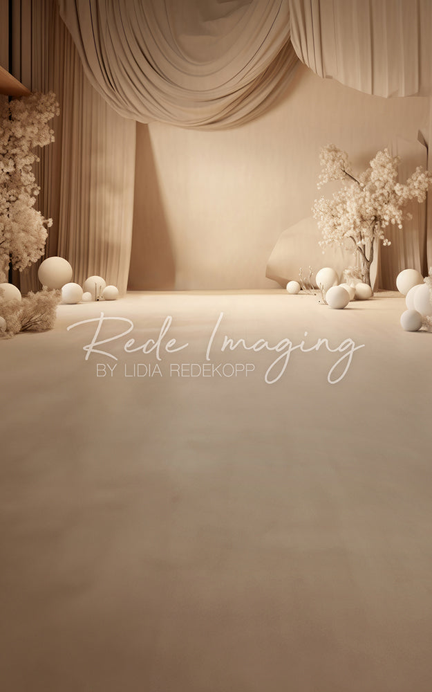 Toile de fond pour photographie de pailles et d'œufs de Pâques d'Avezano conçue par Polly Ro Design