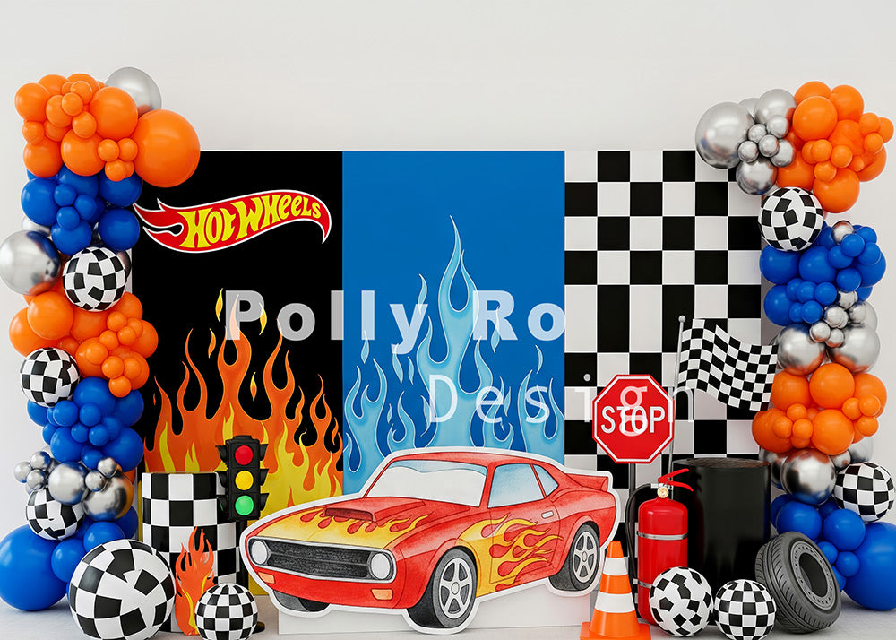 Toile de fond pour photographie de pailles et d'œufs de Pâques d'Avezano conçue par Polly Ro Design