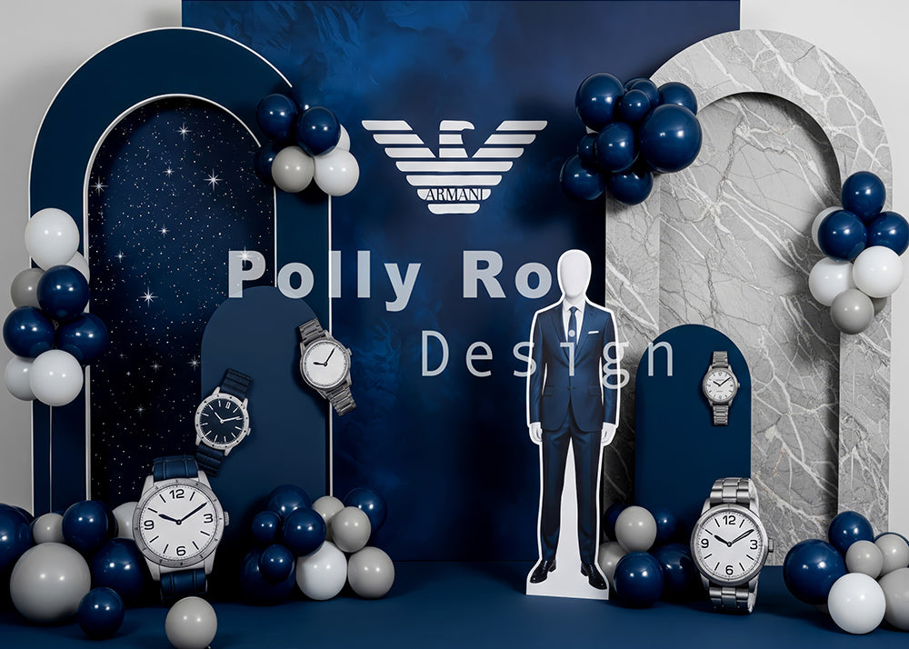 Avezano Watch Balloon Backdrop Designed By Polly Ro Design