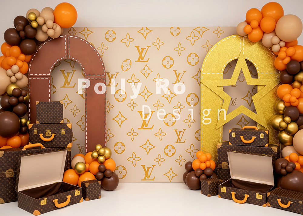 Toile de fond pour photographie de pailles et d'œufs de Pâques d'Avezano conçue par Polly Ro Design