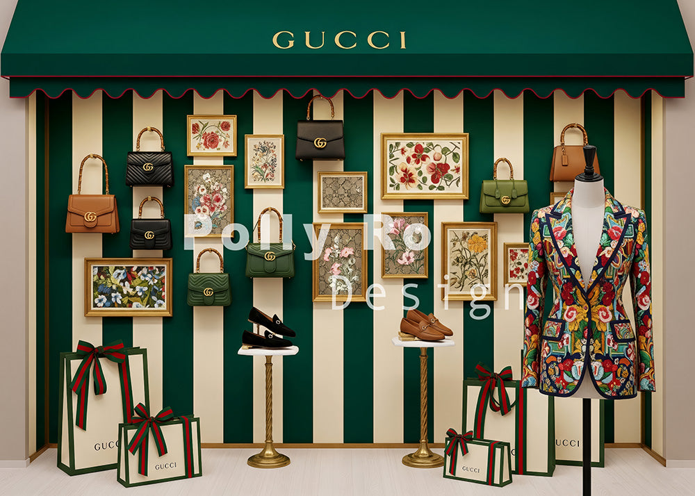 Avezano Floral Bag Clothing Backdrop Designed By Polly Ro Design