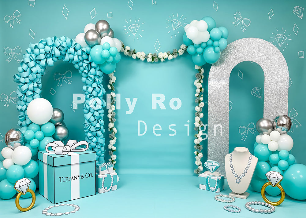 Toile de fond pour photographie de pailles et d'œufs de Pâques d'Avezano conçue par Polly Ro Design