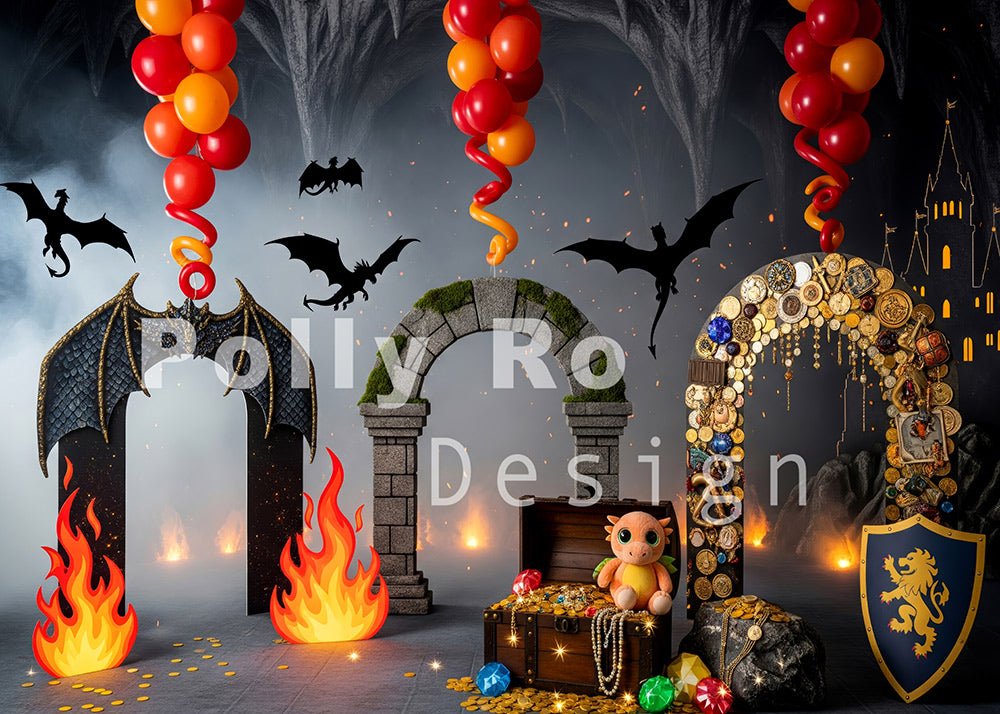 Toile de fond pour photographie de pailles et d'œufs de Pâques d'Avezano conçue par Polly Ro Design