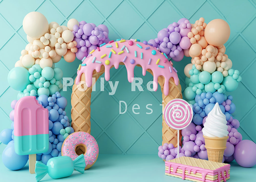 Avezano Pastel Candy Arch Backdrop Designed By Polly Ro Design