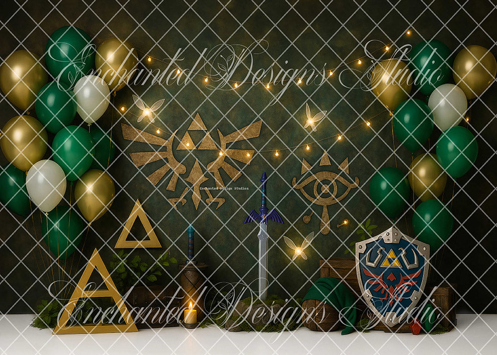 Toile de fond pour photographie de pailles et d'œufs de Pâques d'Avezano conçue par Polly Ro Design