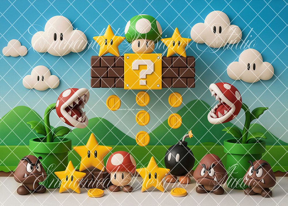 Toile de fond pour photographie de pailles et d'œufs de Pâques d'Avezano conçue par Polly Ro Design