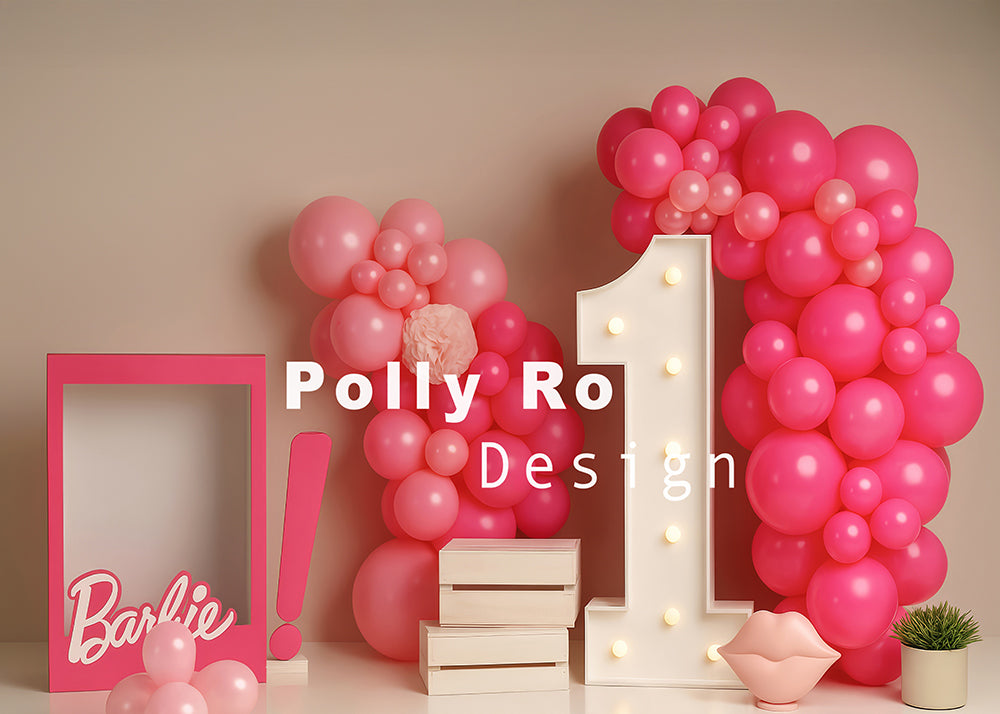 Avezano Barbie Themed Backdrop Designed By Polly Ro Design