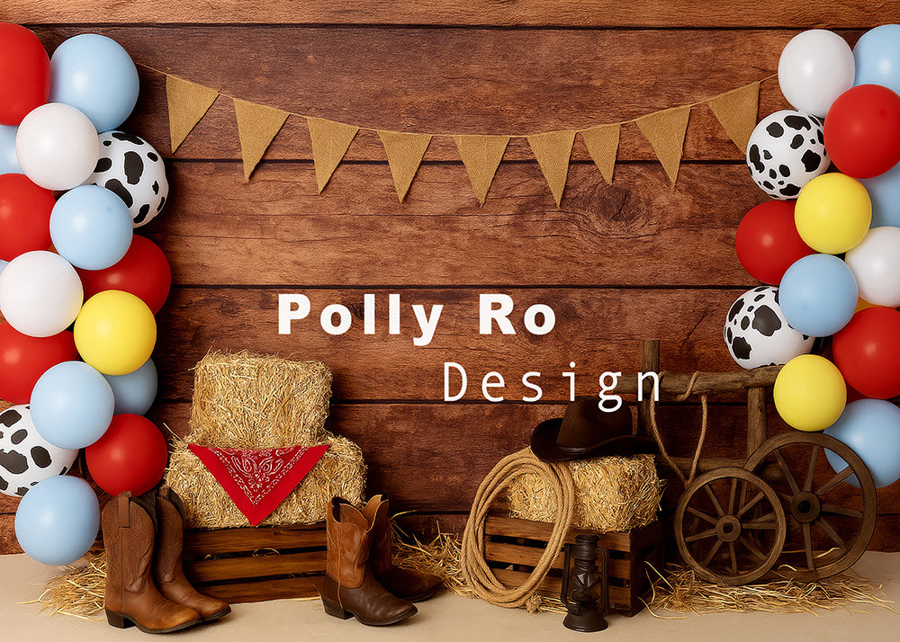 Avezano Western Theme Backdrop Designed By Polly Ro Design