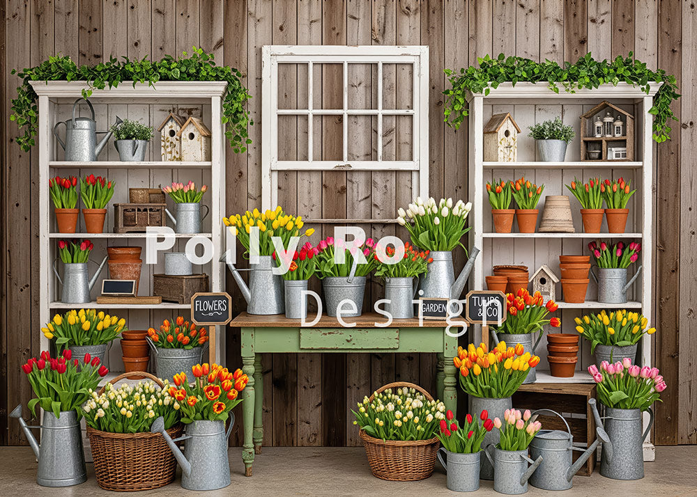 Toile de fond pour photographie de pailles et d'œufs de Pâques d'Avezano conçue par Polly Ro Design