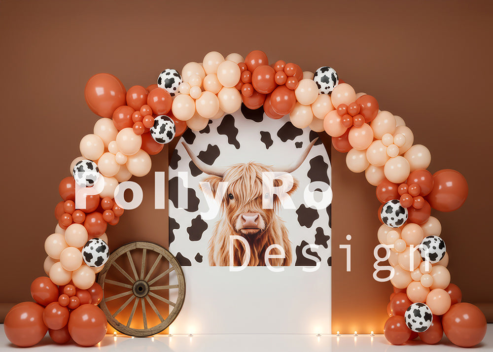 Toile de fond pour photographie de baiser de roses et de ballons de la Saint-Valentin d'Avezano conçue par Polly Ro Design