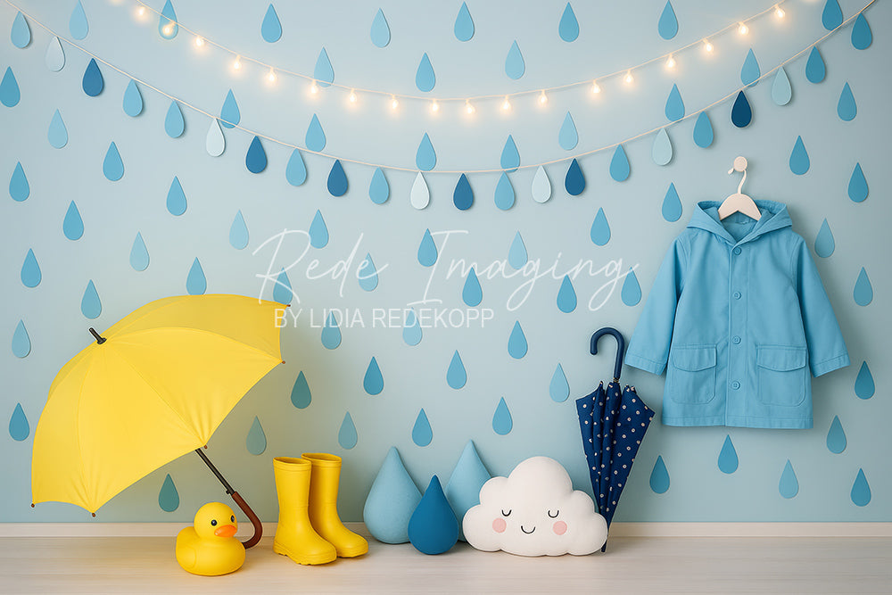 Avezano Rainy Day Themed Photography Backdrop Designed By Lidia Redekopp