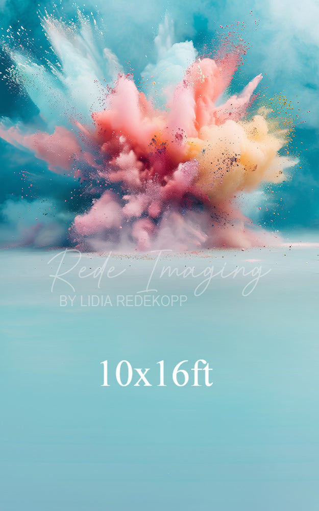 Avezano Pastel Color Powder Explosion Photography Backdrop Designed By Lidia Redekopp
