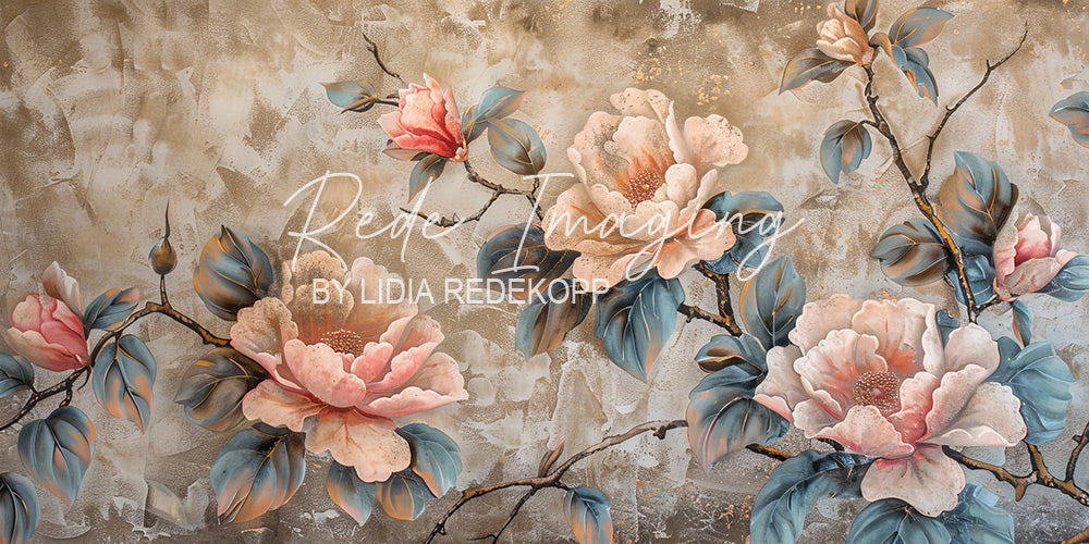 Toile de fond pour photographie de pailles et d'œufs de Pâques d'Avezano conçue par Polly Ro Design