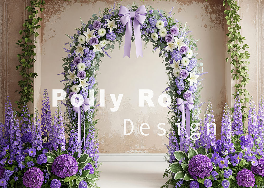 Toile de fond pour photographie de baiser de roses et de ballons de la Saint-Valentin d'Avezano conçue par Polly Ro Design