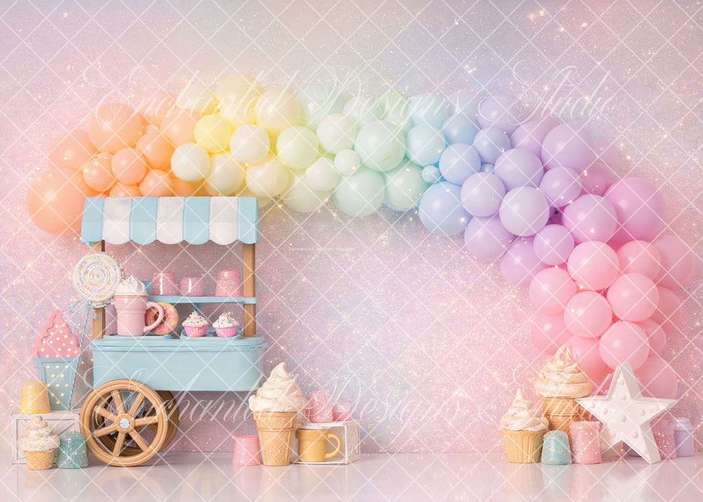 Toile de fond pour photographie de pailles et d'œufs de Pâques d'Avezano conçue par Polly Ro Design