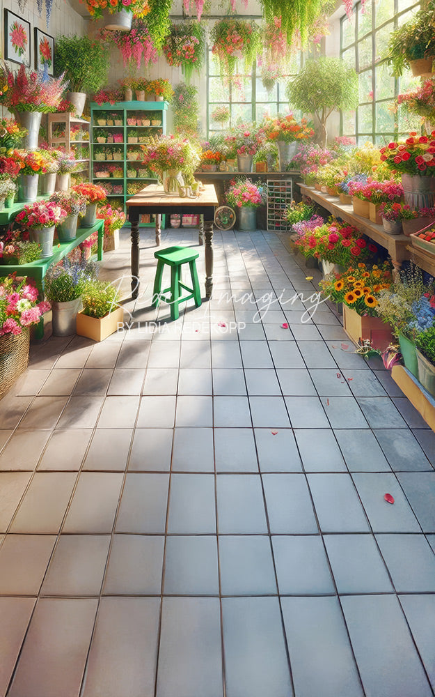 Avezano Floral Greenery Shop Photography Backdrop Designed By Lidia Redekopp