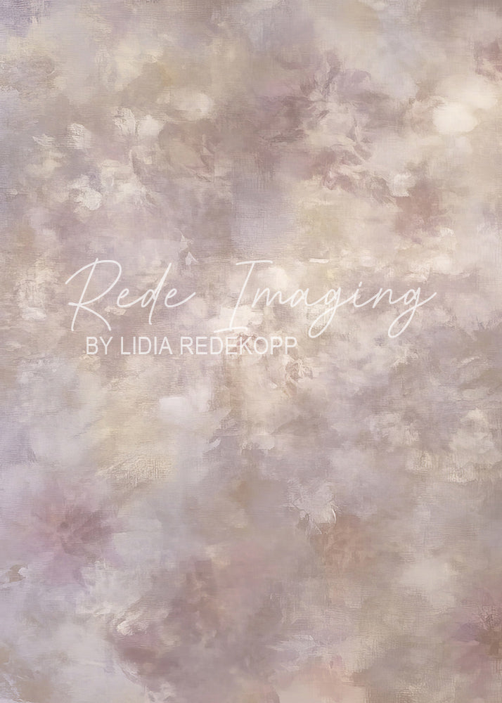 Avezano Dusty Purple Beige Floral Watercolor Photography Backdrop Designed By Lidia Redekopp