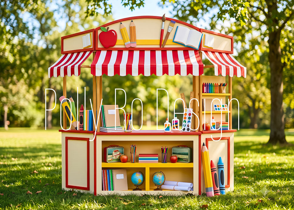 Avezano Park Stationery Booth Photography Backdrop Designed By Polly Ro Design