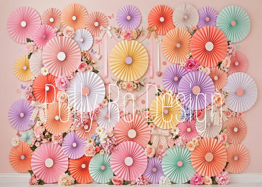 Toile de fond pour photographie de baiser de roses et de ballons de la Saint-Valentin d'Avezano conçue par Polly Ro Design