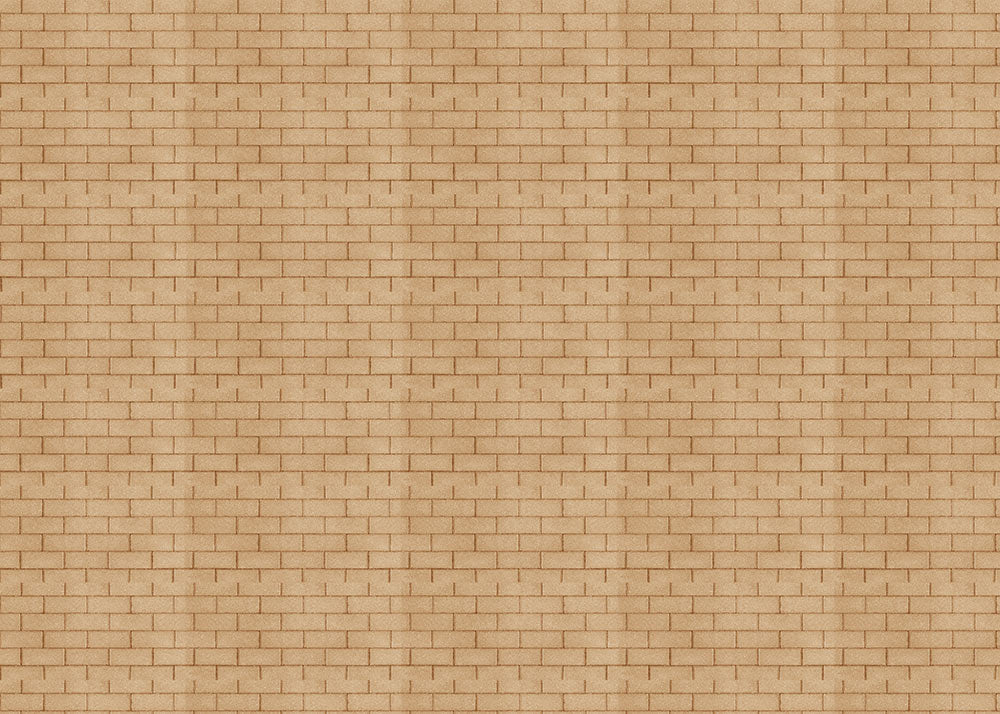 Toile de fond pour photographie avec murs beiges et sol en briques d'Avezano