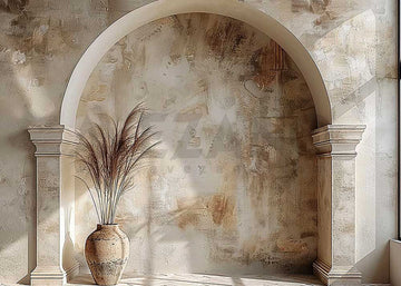 Avezano Bohemian Texture Arch Wall Photography Backdrop