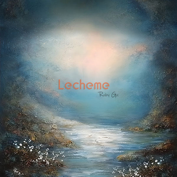 Toile de fond de photographie artistique de teinte bleue pittoresque vintage d'Avezano par Lecheme Ruby Gu