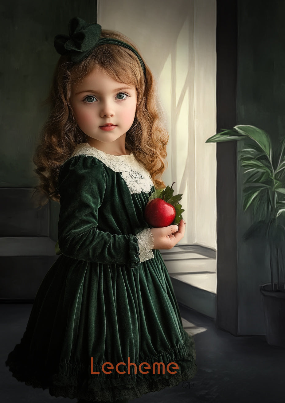 Avezano Green est une toile de fond de photographie d'art de pièce simple par Lecheme Ruby Gu