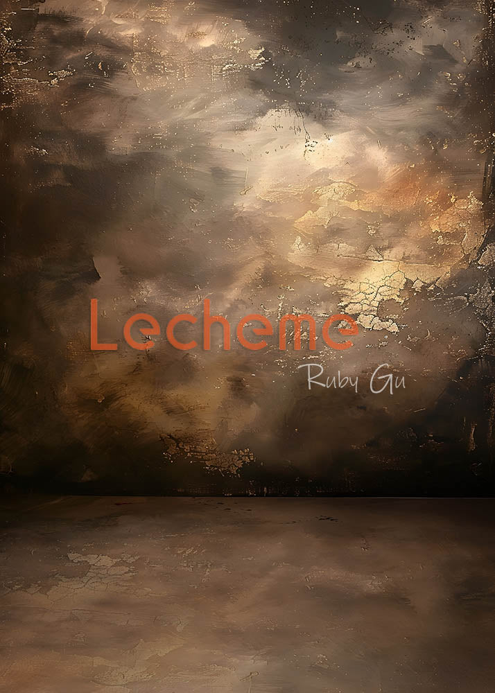 Toile de fond pour photographie de murs peints en brun rétro Avezano par Lecheme Ruby Gu