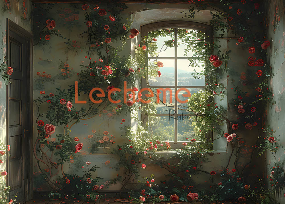 Toile de fond pour photographie de la salle Roas Window d'Avezano par Lecheme Ruby Gu