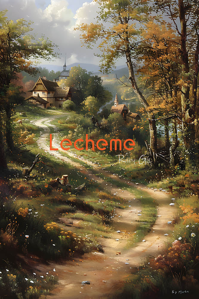 Avezano Autumn Fallen flowers Oil Painting Photography Backdrop By Lecheme Ruby Gu