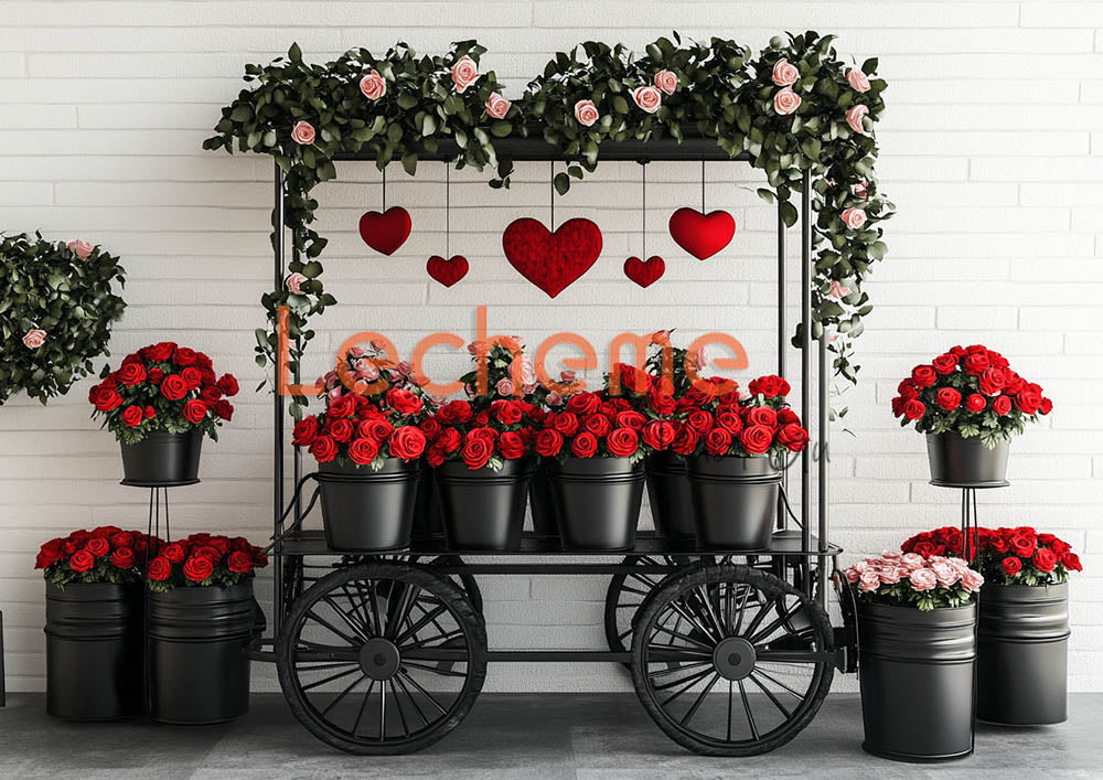 Avezano Saint Valentin Romantique Coeur H Décoration Photographie Toile de Fond Par Lecheme Ruby Gu