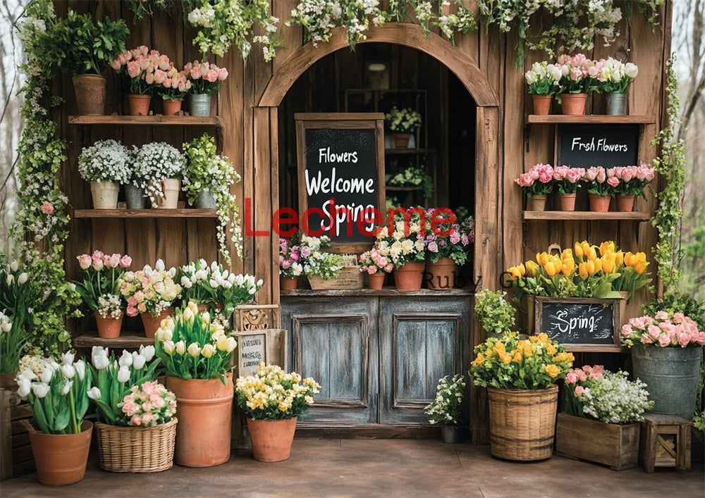 Avezano Spring Florist Sells Fresh Flowers Photography Backdrop By Lecheme Ruby Gu