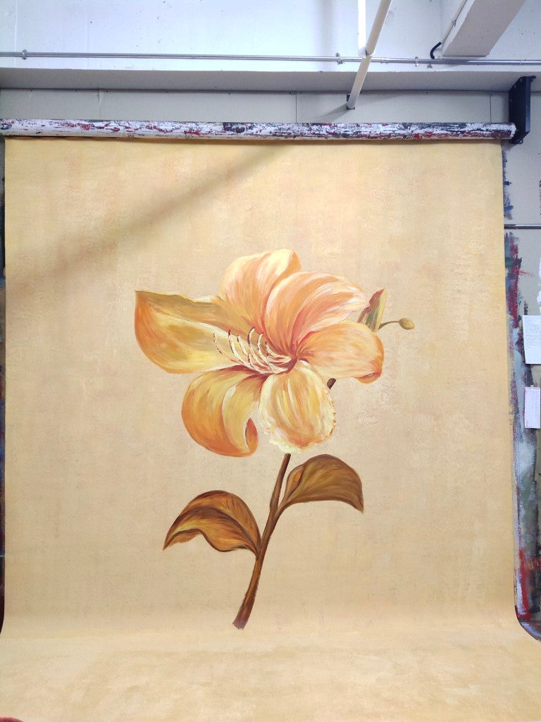 Avezano Une texture de fleur Toile de fond de photographie abstraite peinte à la main