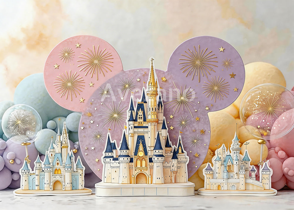 Toile de fond pour photographie de fleurs en pot et de portes printanières d'Avezano