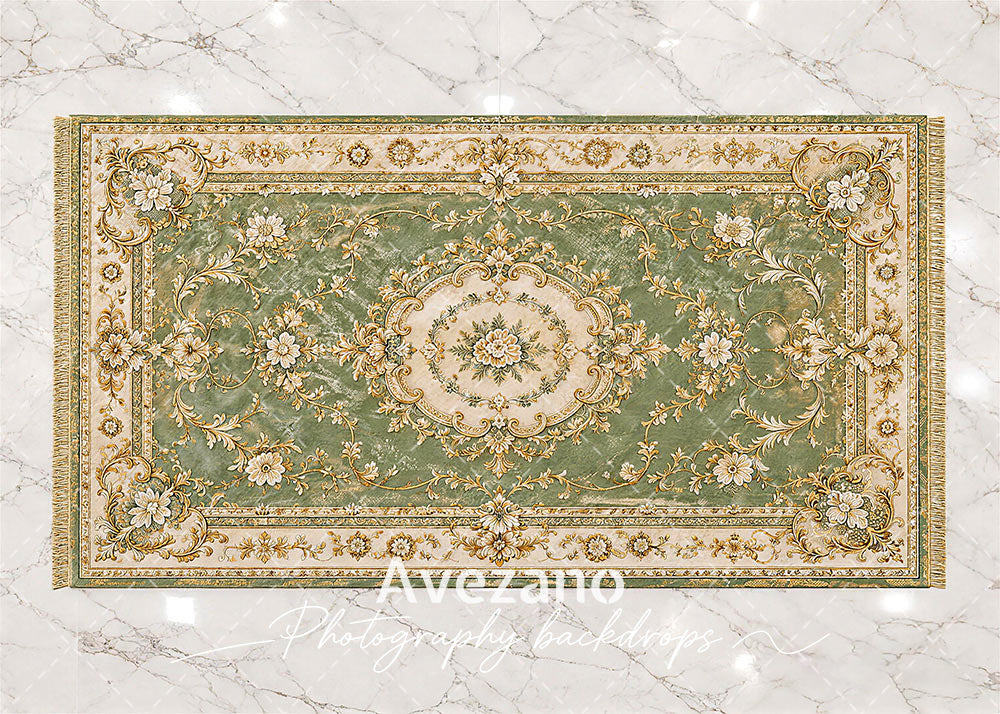 Avezano Luxury Gold Christmas Room Photography Backdrop Scene Room Set