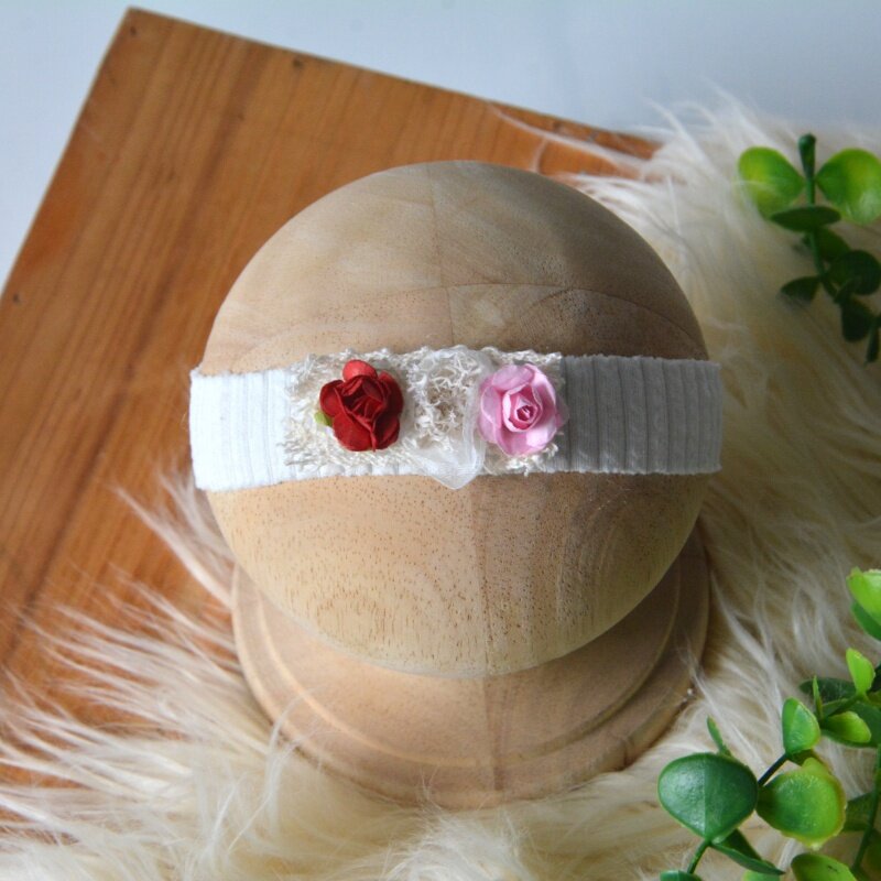 Avezano Floral Newborn Headband Photography Prop