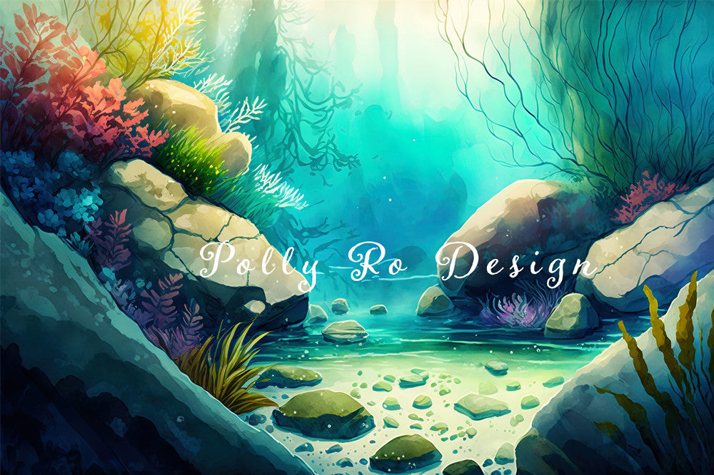 Avezano Underwater World Photography Backdrop Designed By Polly Ro Design-AVEZANO