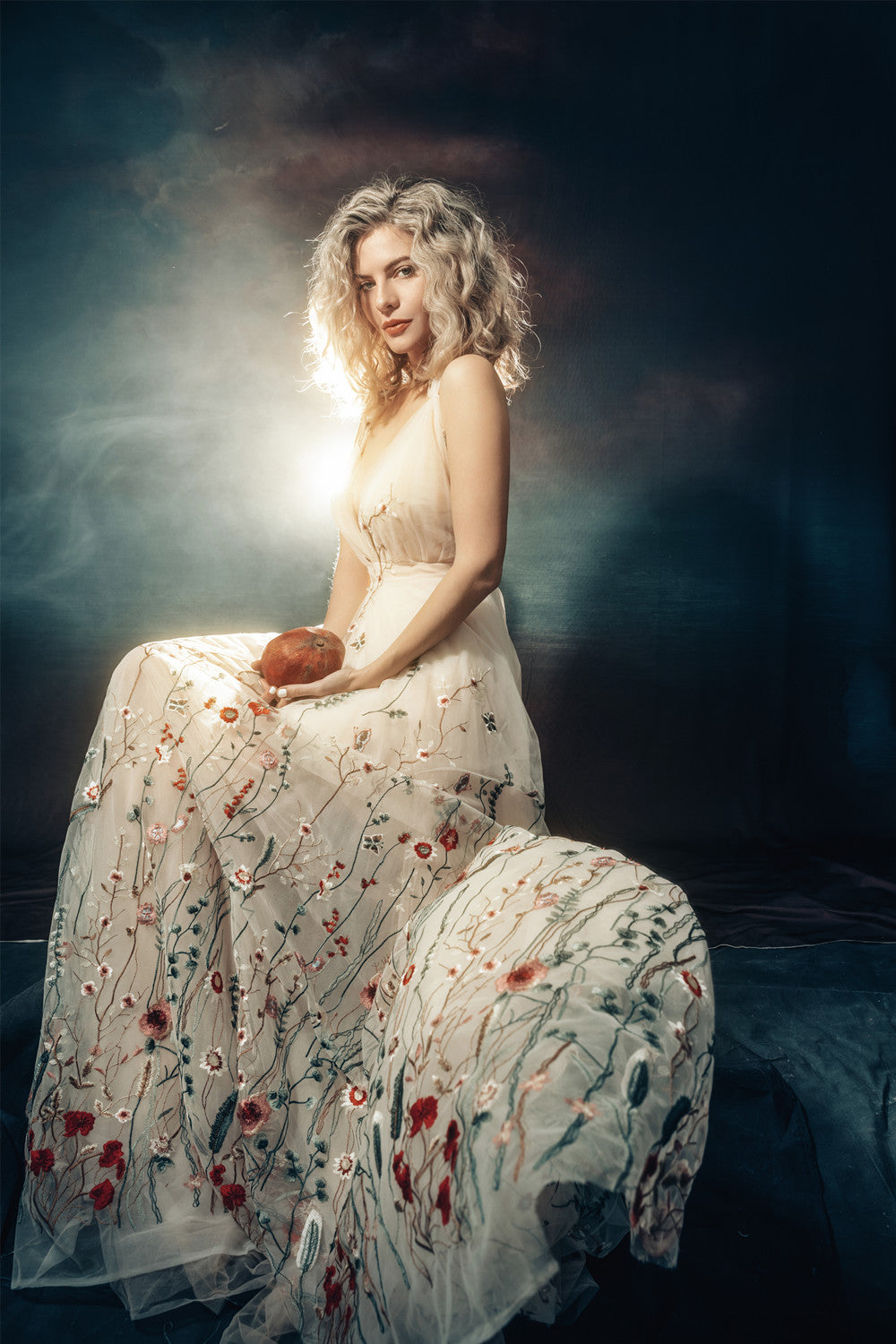 Avezano Sky Oil Painting Style Photography Backdrop-AVEZANO