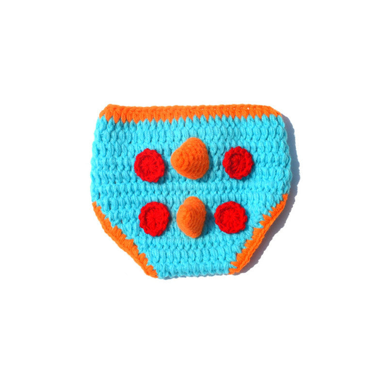 Avezano Baby Cartoon Dinosaure Tricot Costume Tenues Accessoires de Photographie