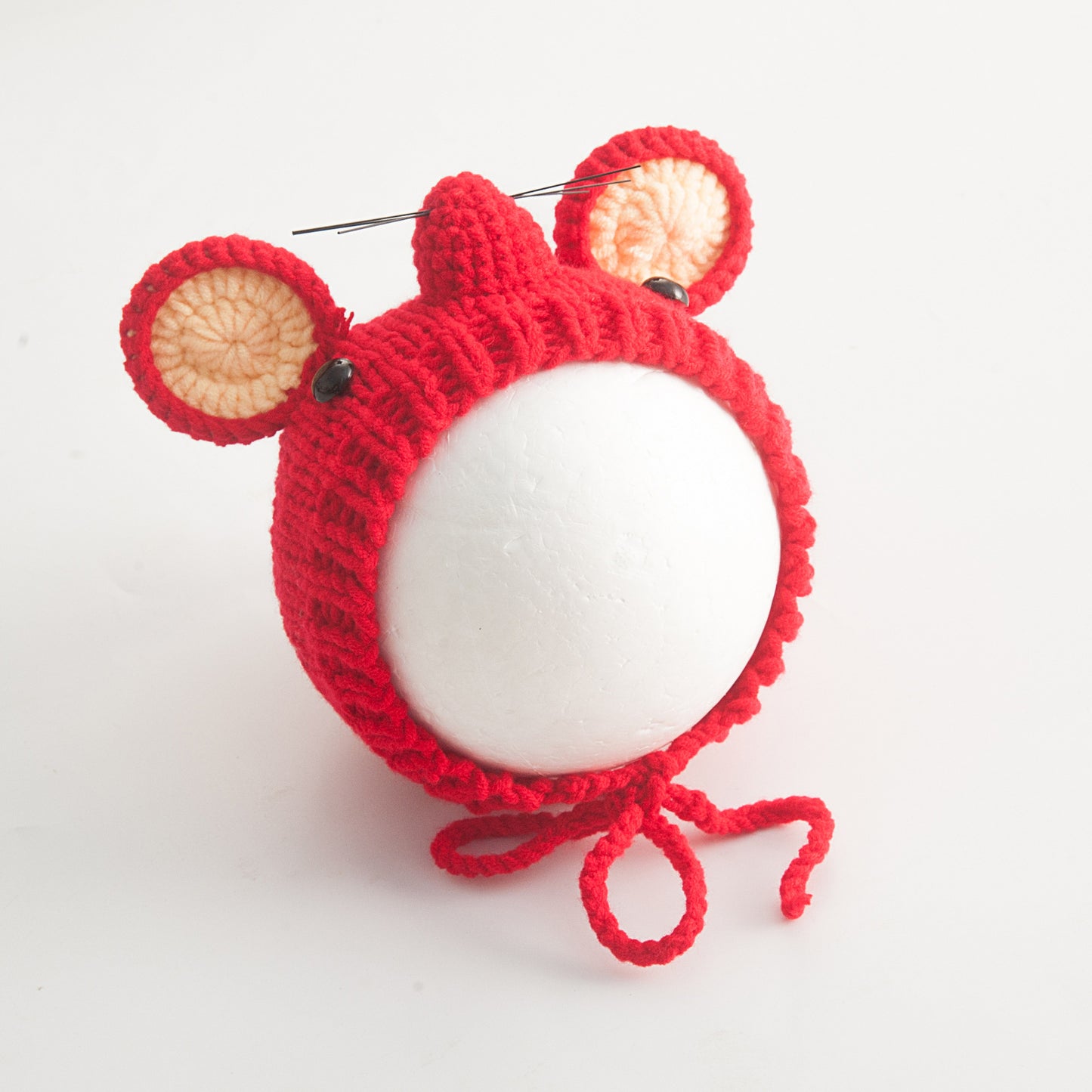 Avezano Little Mouse Shape Chapeau + écharpe pour photographie d'enfants