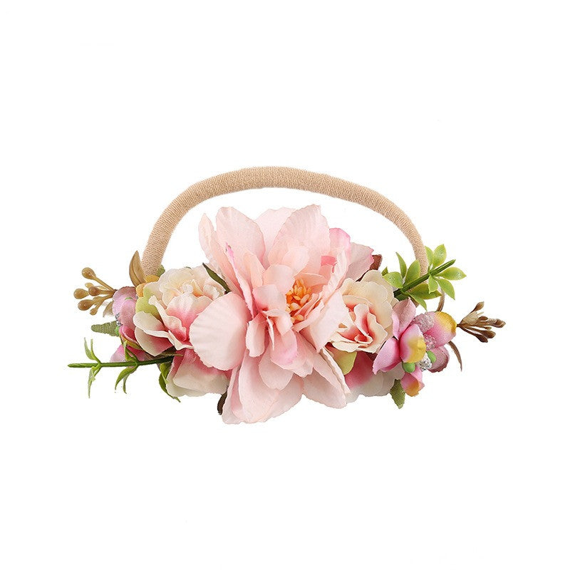 Avezano Simulation Tissu Fleur Photo Accessoires Bébé Coiffe