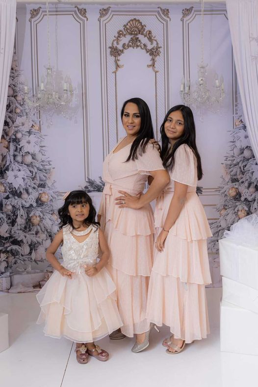 Avezano Élégant Mur Blanc Arbres De Noël Cheminée Photographie Toile De Fond