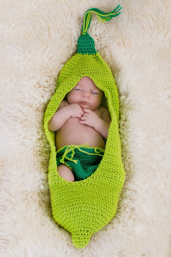 Avezano Newborn Photography Sleeping Bag Milk Cotton Wool Thread Woven Clothing