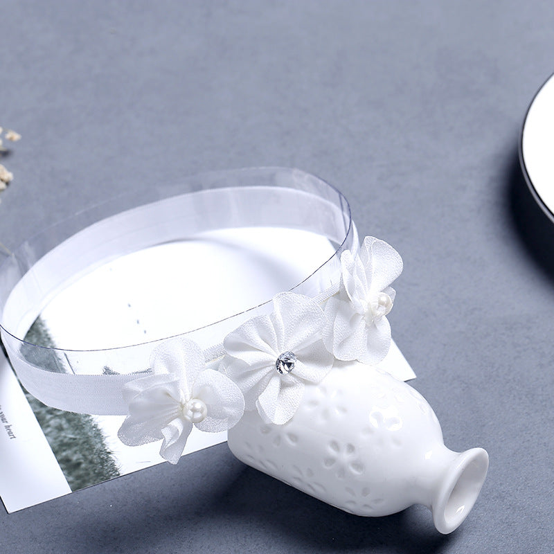 Avezano Baby Headband Three Little Plum Blossom Baby Headdress