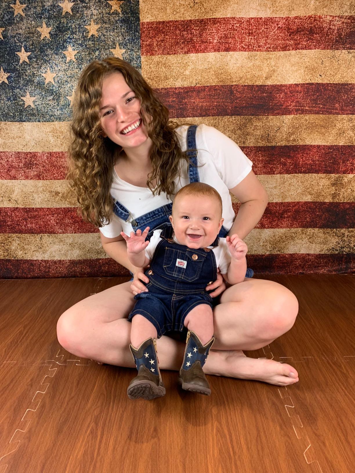 Avezano American Flag Independence Day Photography Backdrop