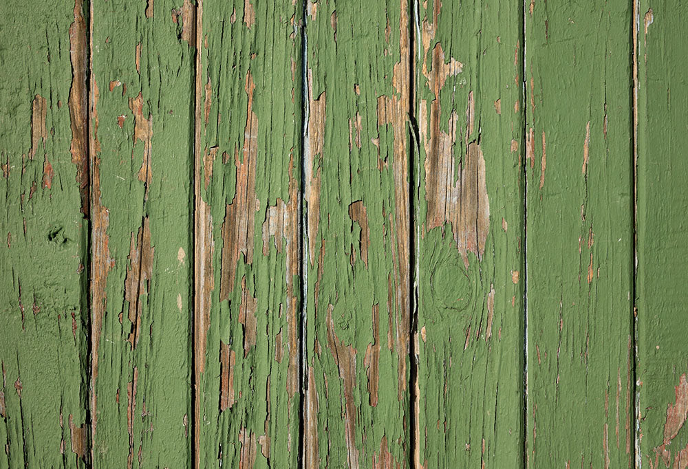 Avezano Vintage Green Paint Wood Backdrop Photography-AVEZANO