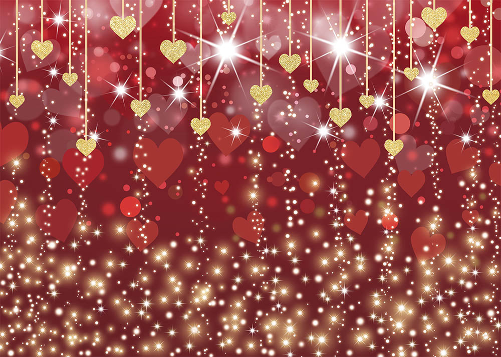 Avezano Love Sequin Bokeh Valentine'S Day Photography Backdrop-AVEZANO