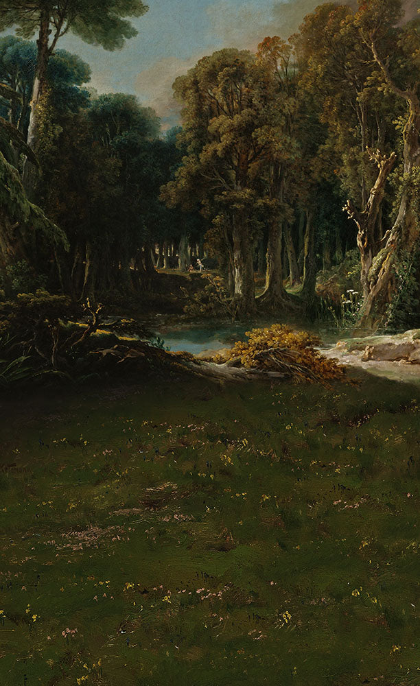 Avezano Wild Woods Oil Painting Style Photography Backdrop-AVEZANO