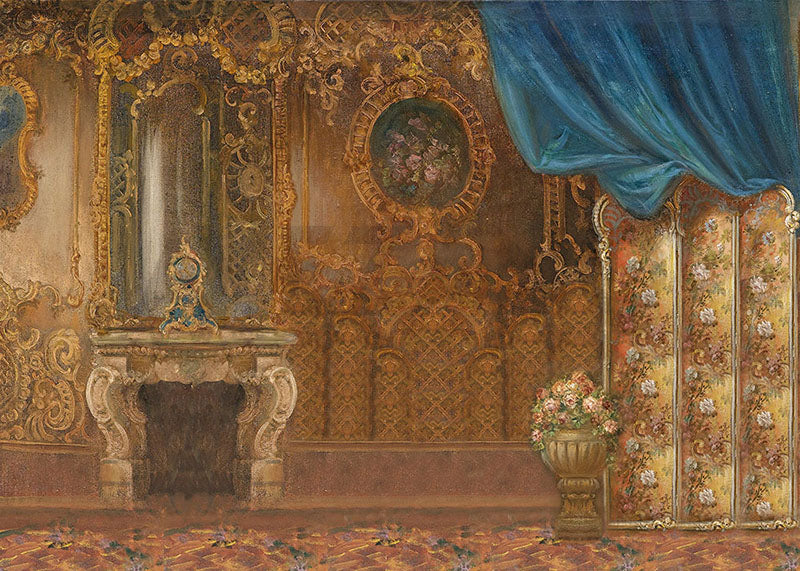 Avezano Court Theme Backdrop For Photography-AVEZANO